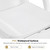 BarberPub Adjustable Tattoo Chair Esthetician Facial Bed 72 in 0015 White
