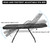 3-Section Spa Massage Table with Hydraulic Stool, 73" Esthetician Bed
