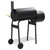 Zexlorith Offset Charcoal Smoker Grill & BBQ Station. Wood Shelf