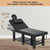 Wide Heavy Duty Massage Table With Headrest For Spa, Therapy & Tattoo