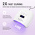 MelodySusie Detachable Base UV/LED Nail Lamp P-Plus30I for Hard Gel