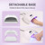 MelodySusie Detachable Base UV/LED Nail Lamp P-Plus30I for Hard Gel