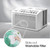 LG 5000 BTU Window Air Conditioners [2023 New] Easy Mechanical Control Ultra-Quiet Compact-size Cools Washable Filter 150 Sq.Ft. for Small Room AC Unit air conditioner Easy Installation White LW5023