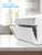 Commercial Cool CWAM08W6C 8000 BTU, AC Unit Cools Up to 350 Square Feet Window Air Conditioner, White