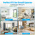 Senville Window Air Conditioner, Cools Up to 250 Sq Ft, 6000 BTU