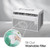 LG 5000 BTU Window Air Conditioner [2024 New] Easy Mechanical Control Ultra-Quiet Compact-size Cools 150 Sq.Ft. for Small Room, Washable Filter AC Unit Easy Installation White LW5024X