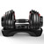 1Pair Adjustable 15 Gears Dumbbell,40KG/90LBS ,24KG/52.5LBS