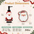 Christmas Santa Soap Dispenser Set with Soap Dish for Bathroom Winter Decor