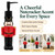Fetvldcrn Nutcracker Christmas Soap Dispenser Seasonal Hand Soap Dispenser