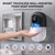 Smart Wall-Mounted Soap Dispenser,Touchless Sensor Hand Sanitizer Dispenser