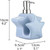 Bathroom This Ceramic Multi-Functional Soap Dispenser is Suitable for Use in Hotels and Homes New Home Essentials(Blue)