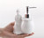 Bathroom Creatively Designed Push-Button Soap Dispenser Suitable for Shampoo Shower Gel New Home Essentials(Pink)