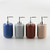 Soap Dispenser,Classic Manual,for Bathroom and Kitchen,Ceramic,refillable with Stainless Steel Pump Glass.(Green)