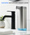 Walkinstin Automatic Soap Dispenser, 2Pack Stainless Touchless Liquid Soap Dispenser Digital Display, 11.6 fl oz Electric Dish Soap Dispenser, Wall Mount, 4 Adjustable Volumes for Kitchen & Bathroom