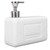 Eminchu Soap Dispenser with Sponge Holder for Kitchen Sink, 18.5 X 17 X 7