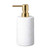 Marble Soap Dispenser, Hand Soap Dispenser for Bathroom Kitchen Countertop - Lotion and Liquid Soap Dispenser