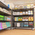 PrimeZone 55.5" Wx24 x80 Heavy Duty Metal Wire Storage Shelving with Wheels