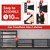 PrimeZone 60" W X 24" D X 72" H Heavy Duty Garage Storage Shelves, 3000 LBS