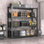 Jaqiumn Metal Garage Shelving Unit, Heavy Duty Adjustable Industrial Storage Shelves, Steel Storage Rack for Garage, Warehouse, Basement, Black, 64.6" H x 67" W x 21.7" D, 5 Pack