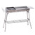 Charcoal Barbecue Grill Stainless Steel Portable Folding Charcoal BBQ Grill Stainless Steel Camp Picnic Cooker