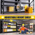 CCIOBTE 5-Pack 69" W Garage Shelving 5000LBS Heavy Duty Storage Shelves 4 Tier Adjustable Metal Shelving Unit Heavy Duty Shelf