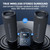 Monster S620 Bluetooth Speaker, Wireless Portable Outdoor Bluetooth Speakers, 60W True Wireless Stereo IPX8 Waterproof, Dual PairingBluetooth 5.4 Built-in Mic, Perfect for Home, Black