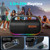 BSZHI 80W(120W Peak) Bluetooth Speaker Loud, Portable IPX6 Waterproof Bluetooth Speakers Wireless TWS for Outdoor, Party, Travel, and Beach Camping with Light, BT5.0, USB/TF Card, AUX