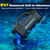 Portable Bluetooth Speaker Wireless Lights, Bluetooth Speaker Loud Stereo Sound, Outdoor Water Resistant Bluetooth Speaker 300W(Peak) Party Lights EQ TWS USB AUX TF IPX6 Party/Beach/Garage, Black