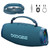DOOGEEEco Wild Boom Portable Bluetooth Speaker with RGB Lights, Blue