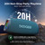 DOOGEEEco Wild Boom Portable Bluetooth Speaker with RGB Lights, Blue