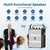 100W Powerful Voice Amplifier with 2 Wireless Microphones S99