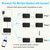 YVU Bluetooth Outdoor Speaker / 400W Stereo Channe/Active Passive Wall Mount Speaker/with Bluetooth and an AUX Input/Wireless Sync Sound System for Porch, Patio, Garage, Gazebo, Pool.