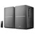 Edifier R1280DB Powered Bluetooth Bookshelf Speakers - Optical Input - Wireless Studio Monitors - 4 Inch Near Field Speaker - 42W RMS - Wood Grain (Black)