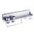Wall Mounted Spice Rack Aluminum Organizer with Eight Hooks and Shelf