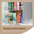 Pull out Spice Rack Double Tier Metal Sliding Seasoning Organizer Stand
