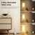 Upgraded Smart Bedside Table Lamp with Wireless Charger & USB Port - Touch Control LED Desk Lamp for Bedroom, Dimmable Wooden Nightstand Lamp with Fabric Shade for Home Living Room, Kid's Room Cream