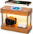 Nightstand Charging Station, 4 in 1 Bamboo Wireless Charging Station for Multiple Devices, Bedside Lamp Charger for iPhone/AirPods/iWatch, Birthday Gifts