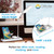 OttLite LED Desk Lamp with Multi-Device Wireless Charging Station, White