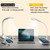 Desk Lamp with MagSafe Wireless Charger College Dorm Home Office Bedside