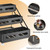 IDEALHOUSE 3-Tier Foldable Spices Rack, Adjusted Height 10-10.8Inch
