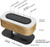 MODIRNATION Bonsai Modern LED Bedside Smart Table Lamp with Built-in TWS Bluetooth Speaker and Qi Wireless Charger for Home and Office, Stepless Dimming with Sleep Mode (Lights of Life)