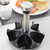 360° Rotating Spice Rack with 6 Glass Jars - Organizer for Kitchen
