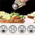 360° Rotating Spice Rack with 6 Glass Jars - Organizer for Kitchen