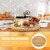 Rotating Spice Rack Tray for Narrow Countertop Storage