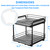 RCHYFEED 2 Tier Pull Out Spice Rack Organizer for Cabinet,9.5" Wx10.5Dx9.5H