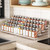 BOIVSHI Spice Organizer for Cabinet, Depth Adjustable Spice Rack, White