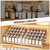 BOIVSHI Spice Organizer for Cabinet, Depth Adjustable Spice Rack, White