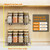 RCHYFEED Pull Out Spice Rack, 2 Tier Height Adjustable Vertical Spice Rack