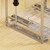RCHYFEED Pull Out Spice Rack, 2 Tier Height Adjustable Vertical Spice Rack