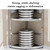 2-Tier Stainless Steel Spice Rack/Corner Organizer